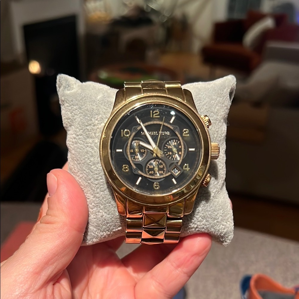 Michael Kors Gold Chronograph Watch